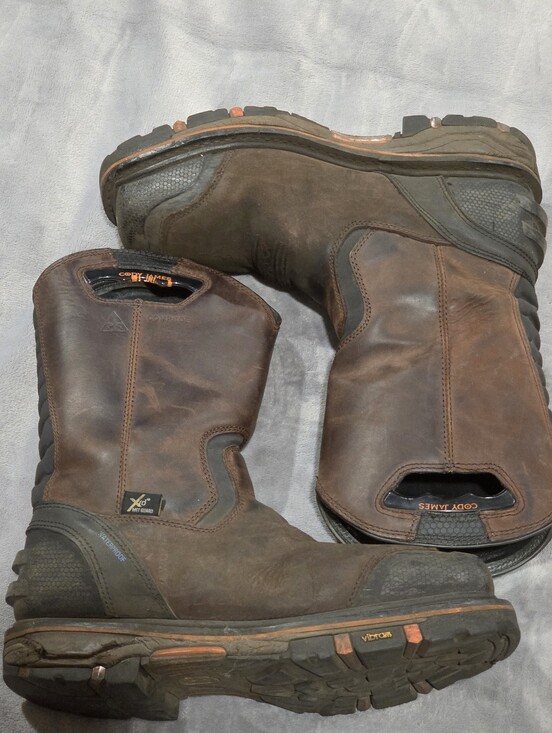 Cody James Other - Cody James Brown Leather Pull-On Work Boots